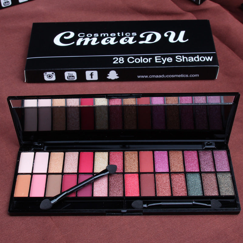 28 Color Eyeshadow Palette for Easy Beginner Looks