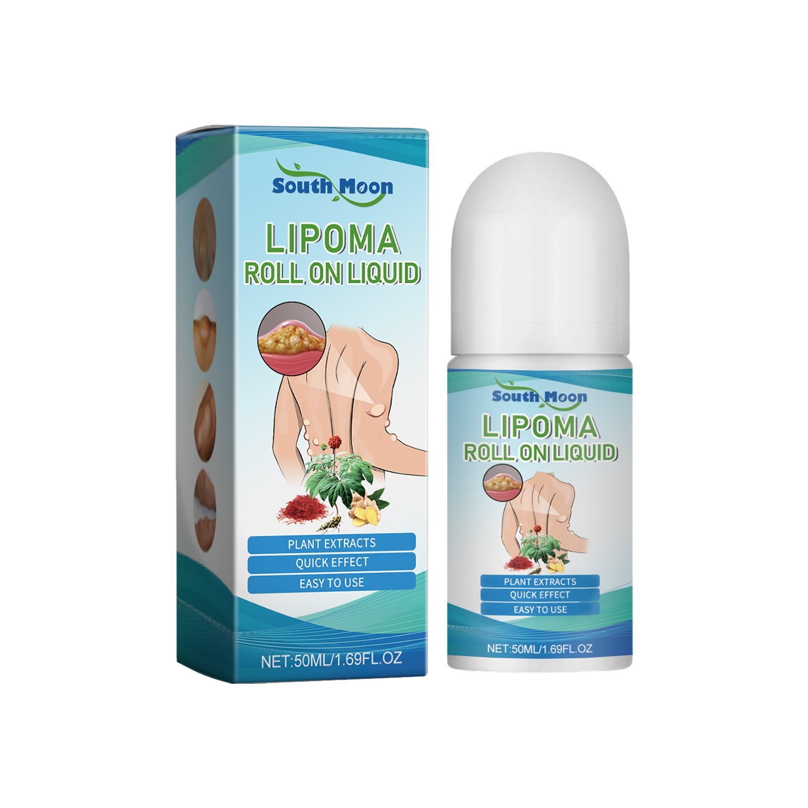 Duplicate of first image showing packaging and bottle together