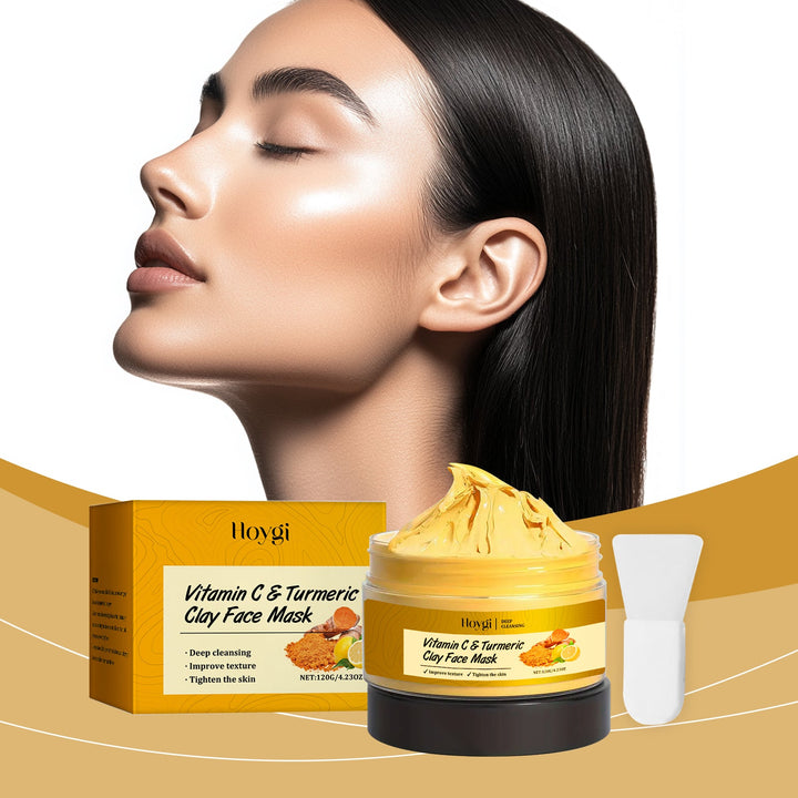 Turmeric Mud Mask for Clogged Pores & Dull Skin