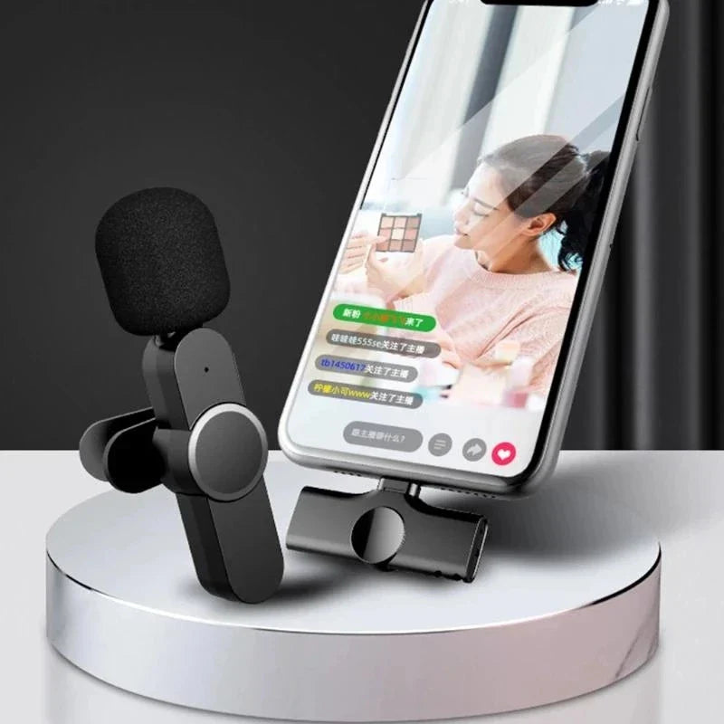 Wireless Lavalier Mic for Phone — 120m Range, Dual