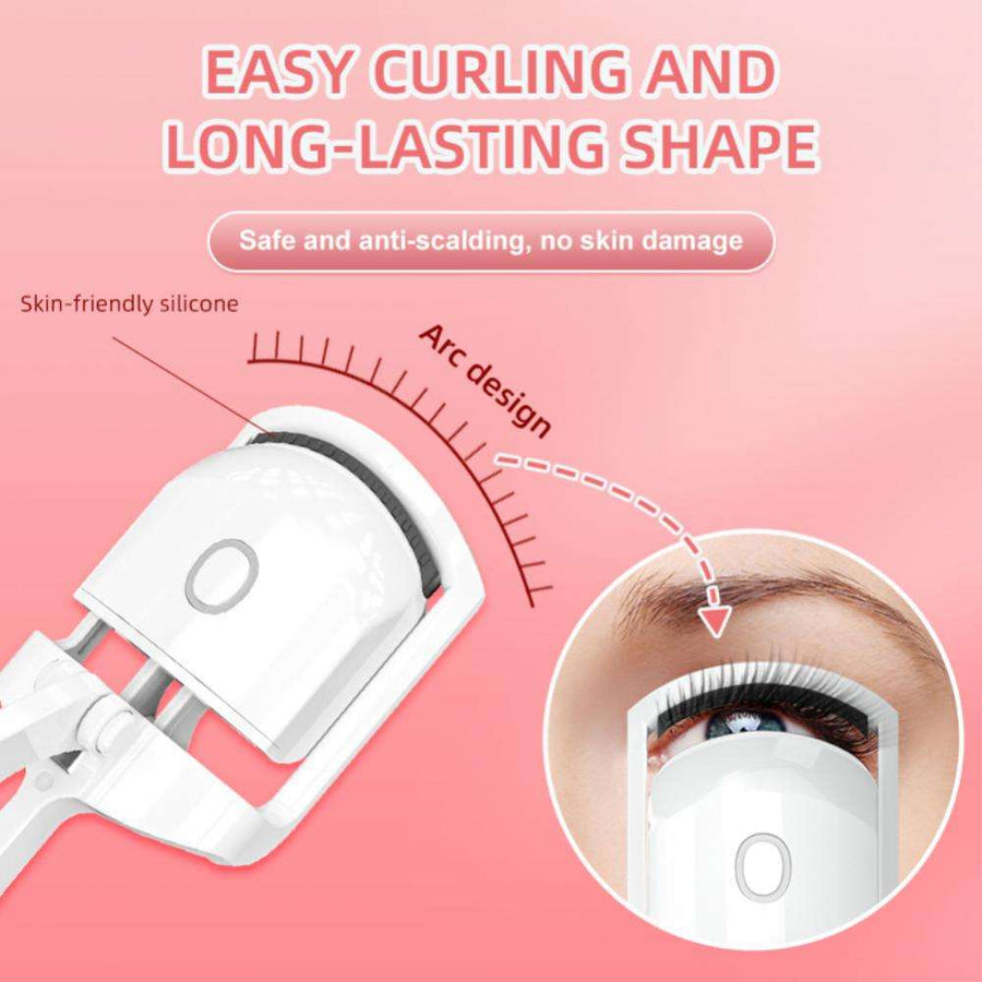 Electric Eyelash Curler with Heat for All-Day Lash Lift