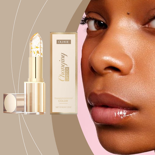 Gold Leaf Color-Changing Lip Balm, Transferproof Shade