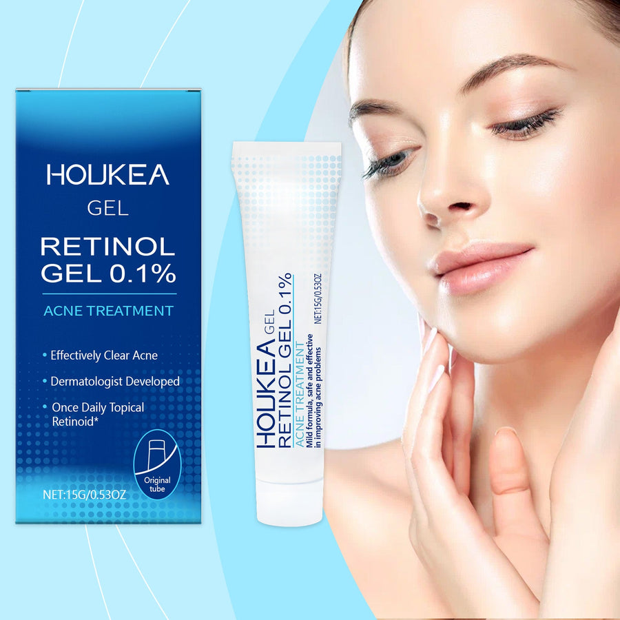 Retinol Gel 0.1% — Acne Treatment for Clearer Skin in 4 Weeks
