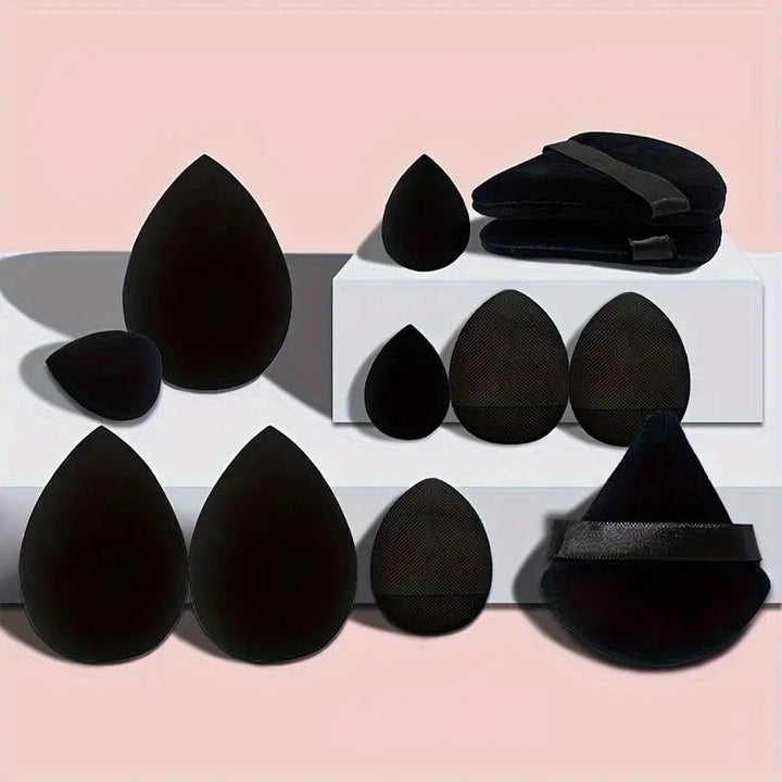 12-Piece Makeup Sponge Set — Flawless Airbrushed Finish
