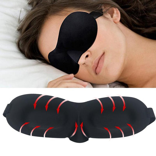 3D Sleep Mask for Blackout Comfort While Traveling