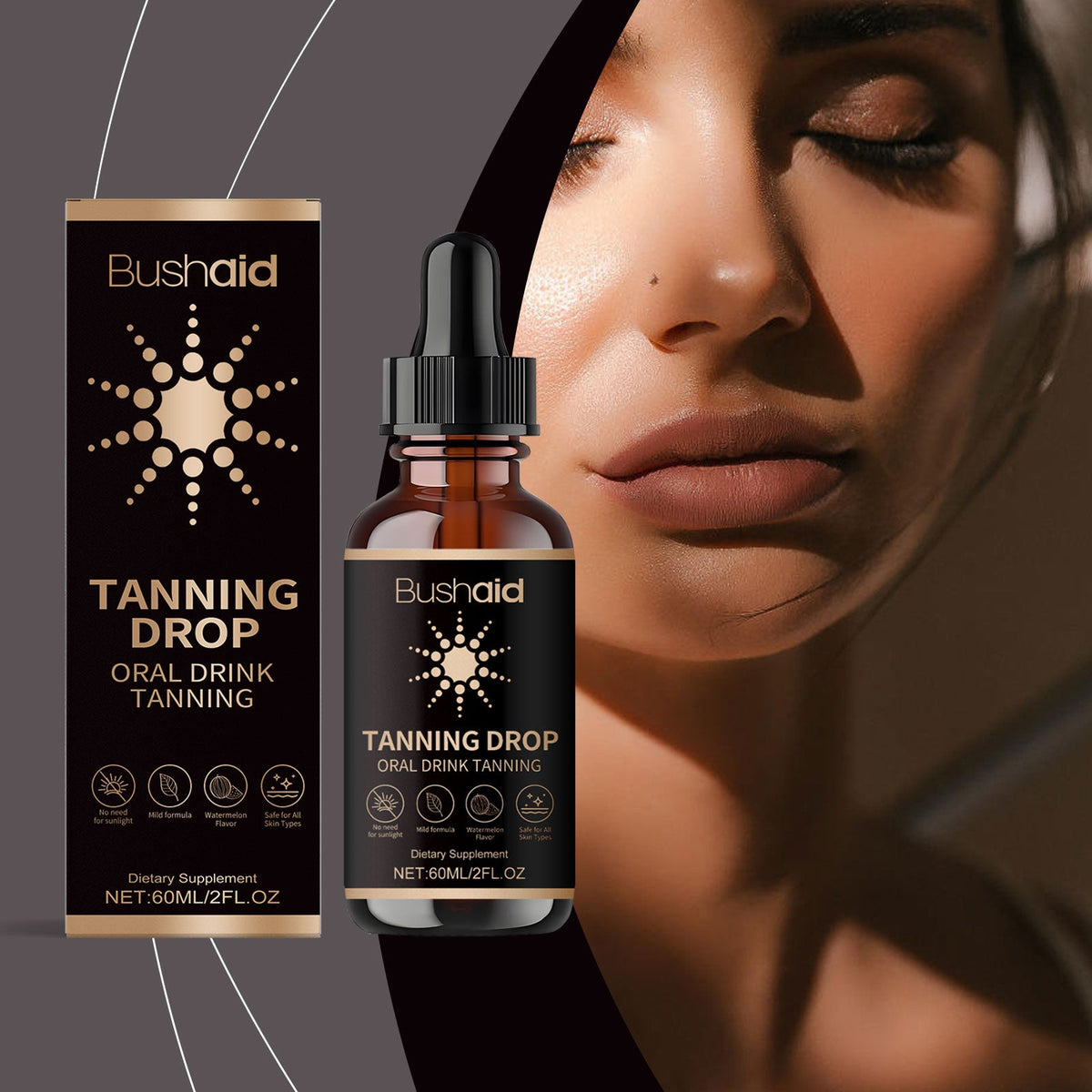Sunless Tanning Drops - Natural Glow Without Sun