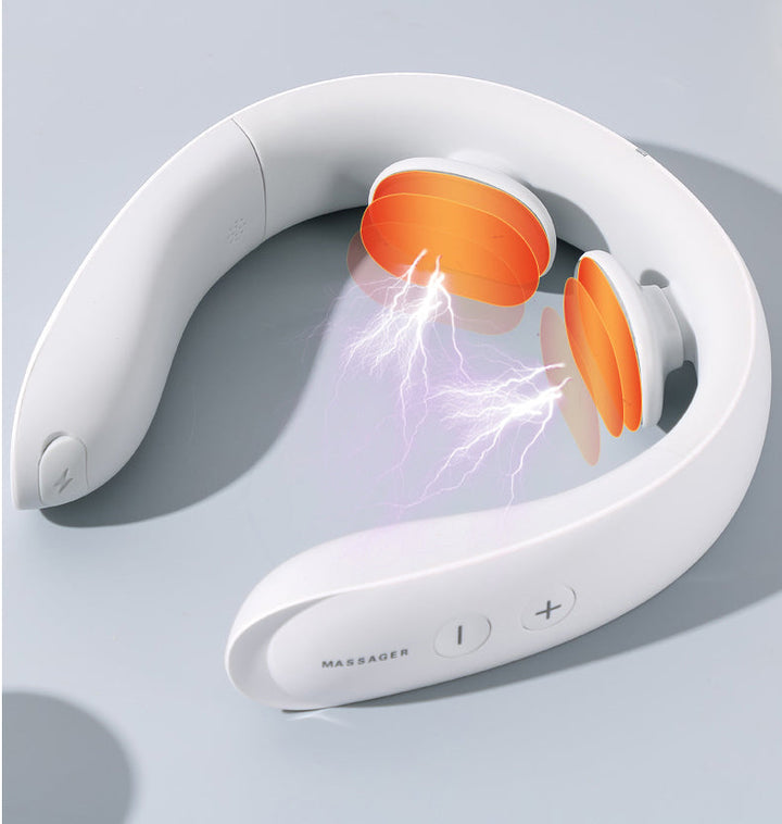 Cervical Neck Massager — Deep Heat & Pulse Therapy for Pain