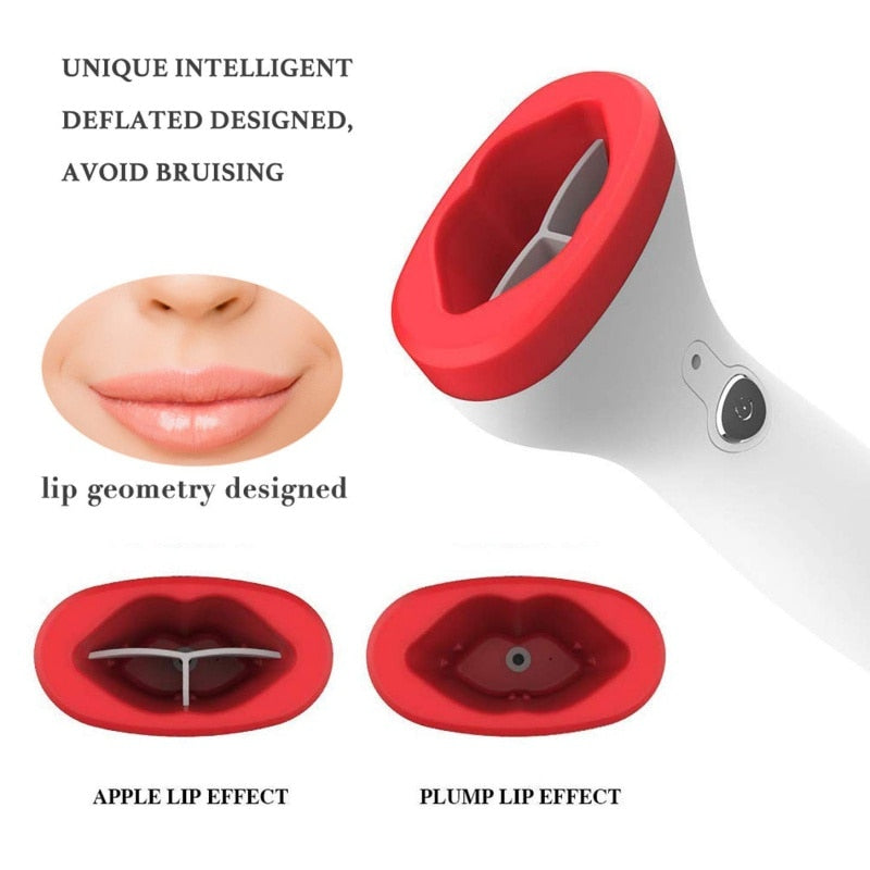 Electric Lip Plumper — Fuller Lips Without Bruising, One Press