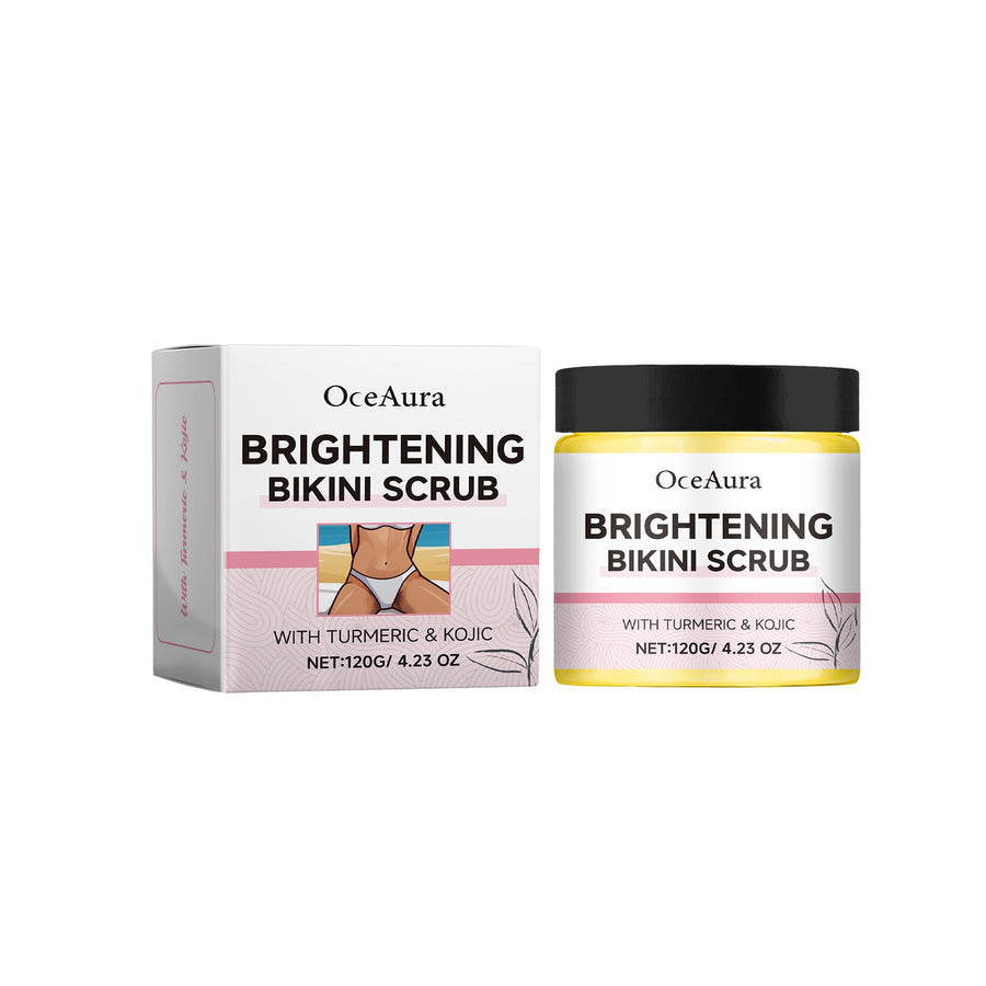 Body Scrub for Bikini Area — Turmeric & Kojic Brightening