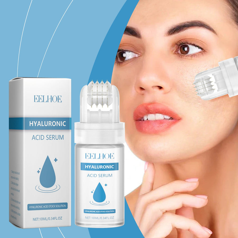 Hyaluronic Acid Roller Serum for Smoother, Firmer Skin