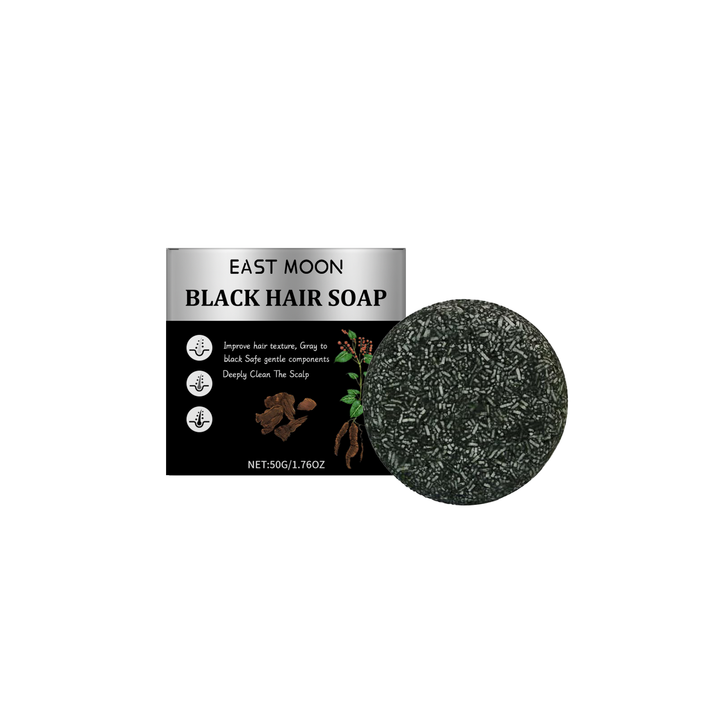 Bamboo Charcoal Hair Soap for Deep Scalp Cleansing
