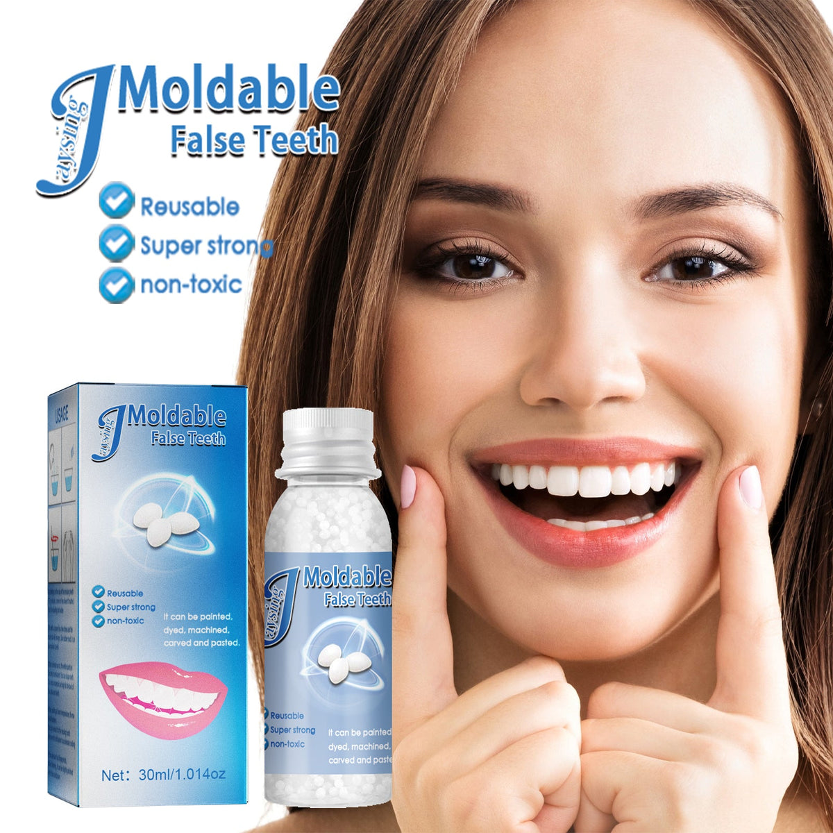 Moldable Dental Filling — Instant Smile Repair for Events
