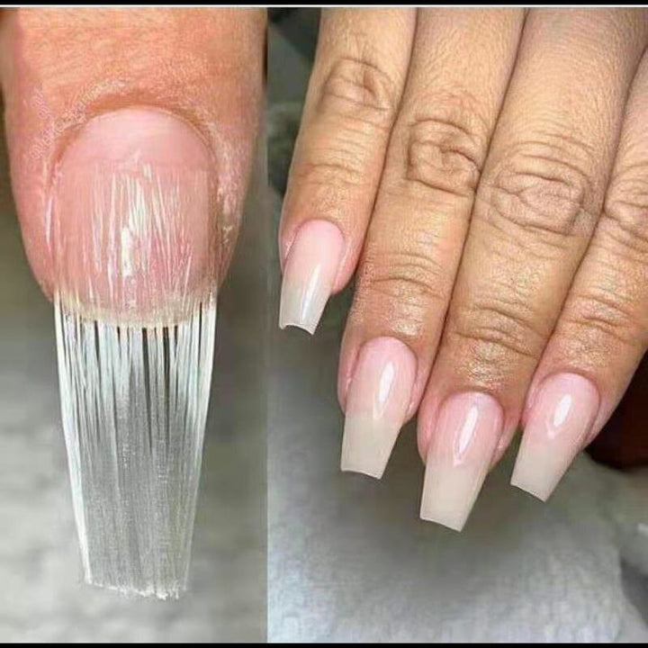 Fiberglass Nail Extension Strips — Salon-Quality Ombré