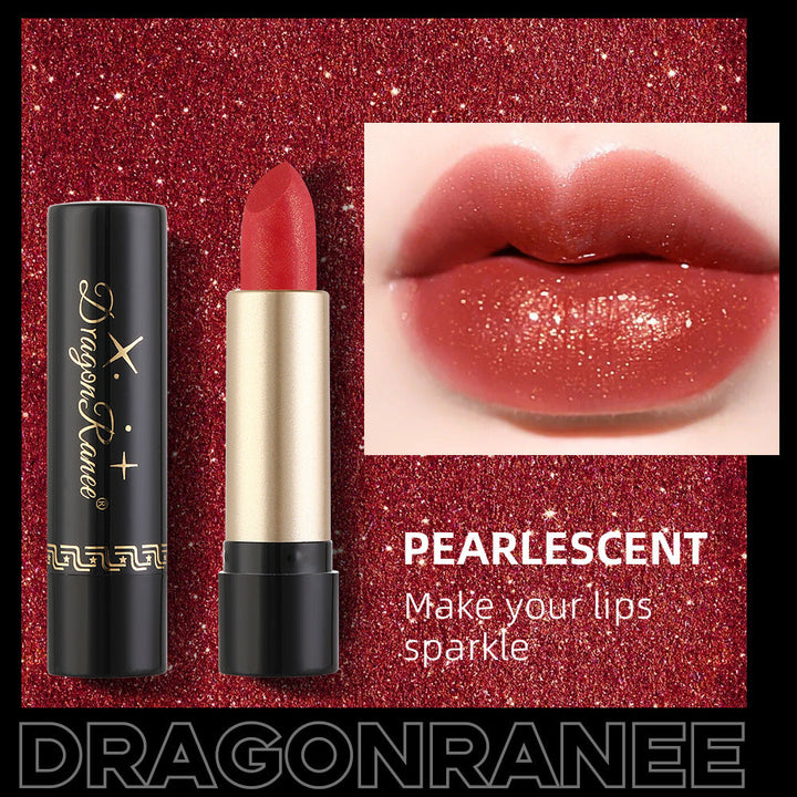 Pearlescent Shimmer Lipstick for Sparkling, Glossy Lips