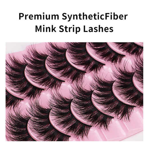 False Eyelashes, 3D Faux Mink Lightweight Volume