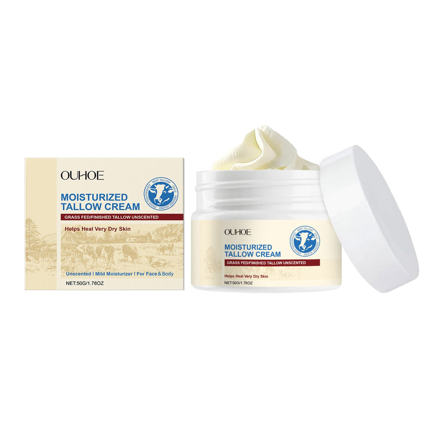 Tallow Face Cream For Very Dry, Sensitive Skin Relief