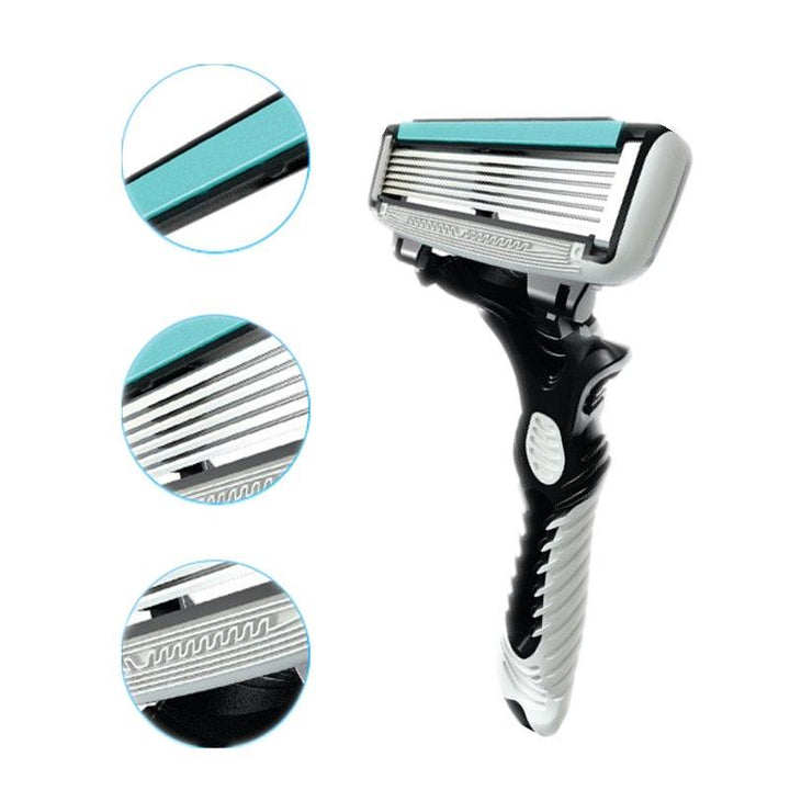 6-Layer Stainless Steel Razor — Precision Shaving