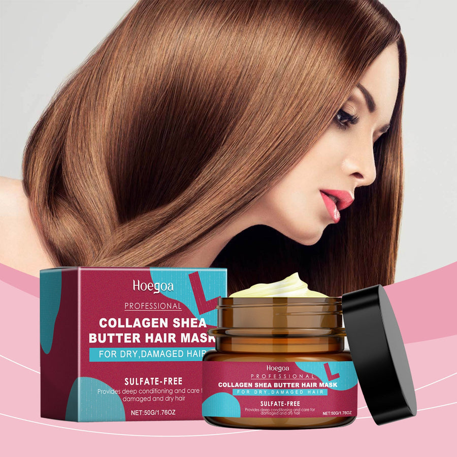 Keratin Hair Mask for Dry, Damaged Hair Shine Treatment