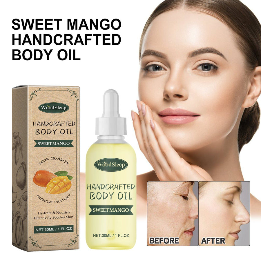 Sweet Mango Body Oil for Fine Lines & Under-Eye Wrinkles