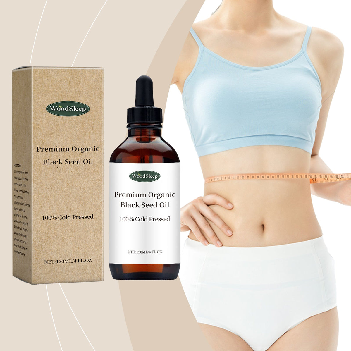 WoodSleep Body Oil for Dry Skin Firming & Glow