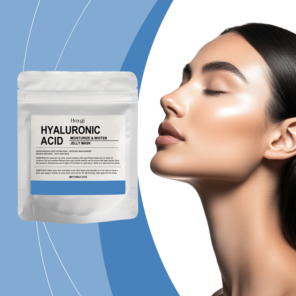 Hyaluronic Acid Jelly Mask for Deep Hydration & Glow