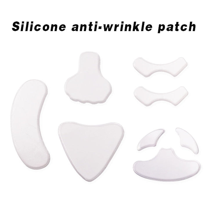 Reusable Silicone Wrinkle Patches for Visible Smoothing