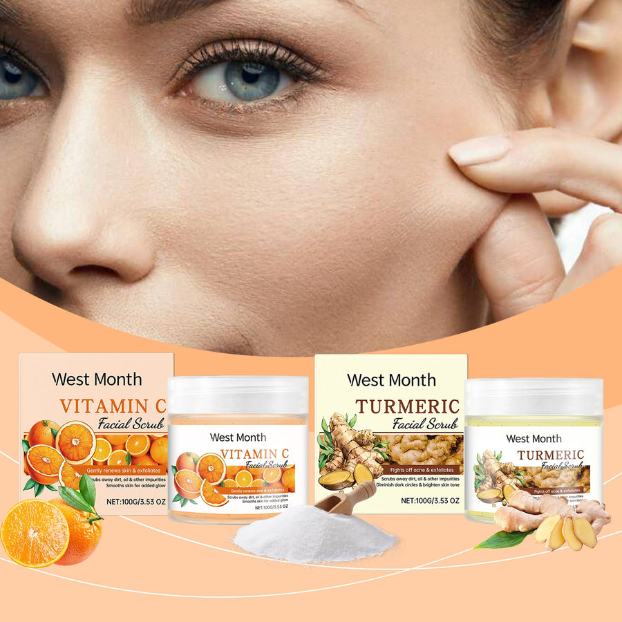 Vitamin C Facial Scrub for Brighter, Smoother Skin