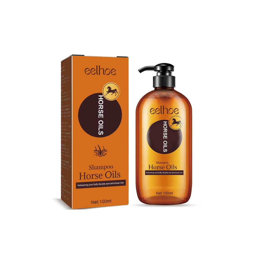 Horse Oil Shampoo for a Cleaner, Fuller-Looking Scalp
