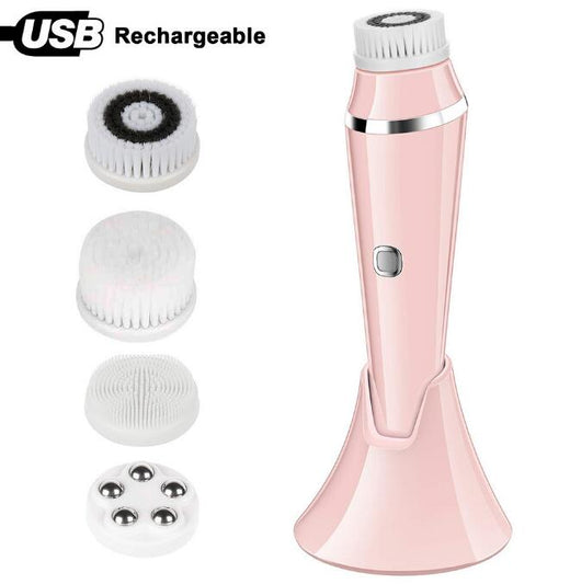 4-in-1 Facial Cleansing Brush for Deep Pore Care