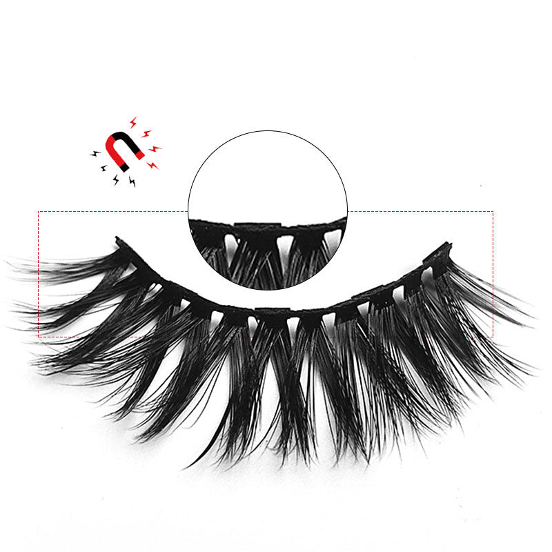Magnetic False Eyelashes 5 Pairs for Glue-Free Glam