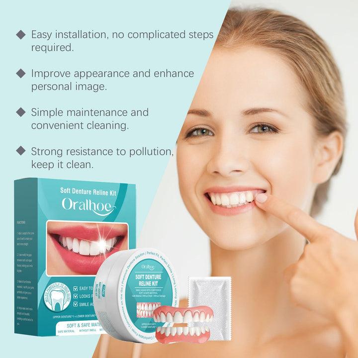 Soft Denture Reline Kit — Instant Comfort, Natural Fit