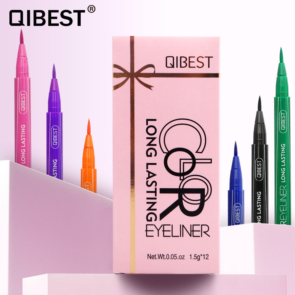 Colored Eyeliner Pens, 12 Vivid Shades for Graphic Eyes