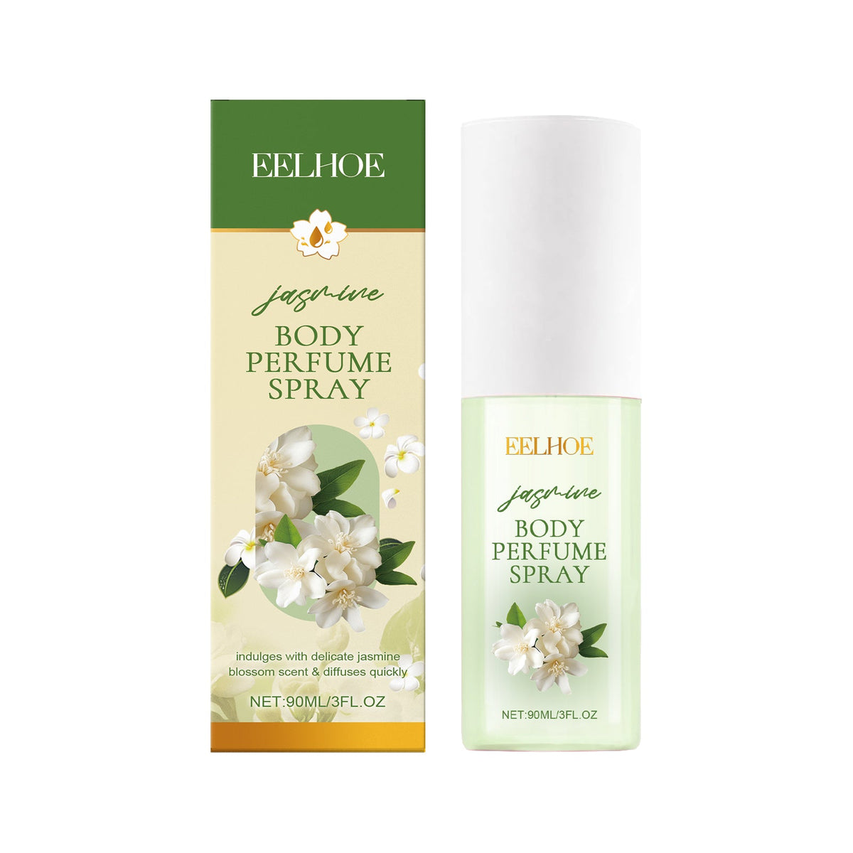 Jasmine Body Mist Spray for Light, Fresh Moisture
