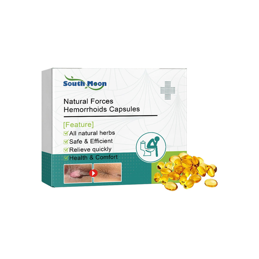 Natural Hemorrhoid Capsules — Herbal Relief for Pain & Itching