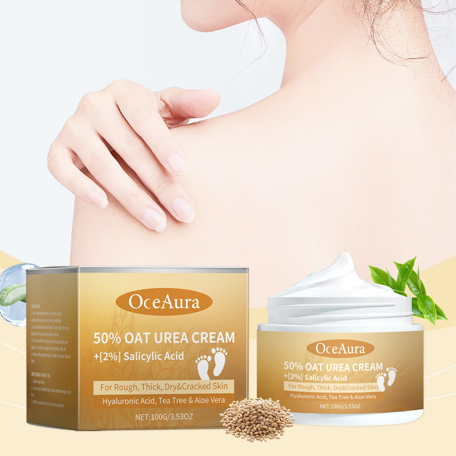 Oat Urea Cream for Rough, Dry, Cracked Skin Relief