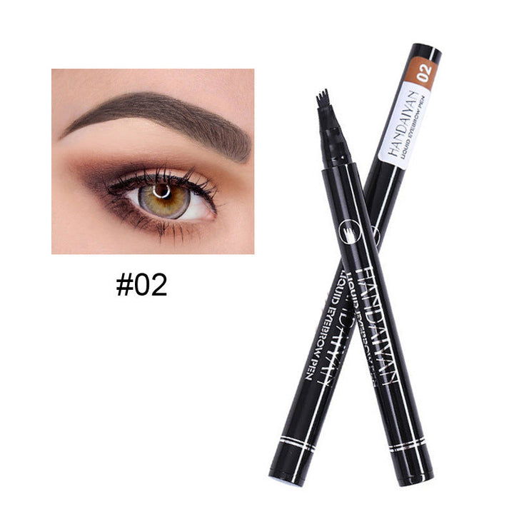 Four-Prong Eyebrow Pencil for Natural-Looking Brows
