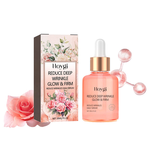 Rose Oil & Vitamin C Serum – Reduce Wrinkles, Glow & Firm