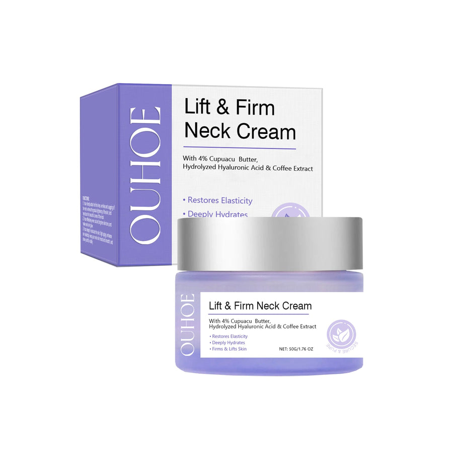 Neck Firming Cream with Hyaluronic Acid & Cupuaçu Butter