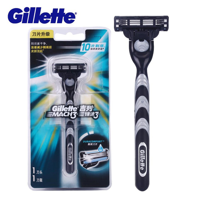 Gillette Mach3 Turbo – 10-Blade Razor for Smooth, Close Shaves
