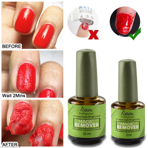 Gel Polish Remover for Fast 2-Minute Soak-Off Removal