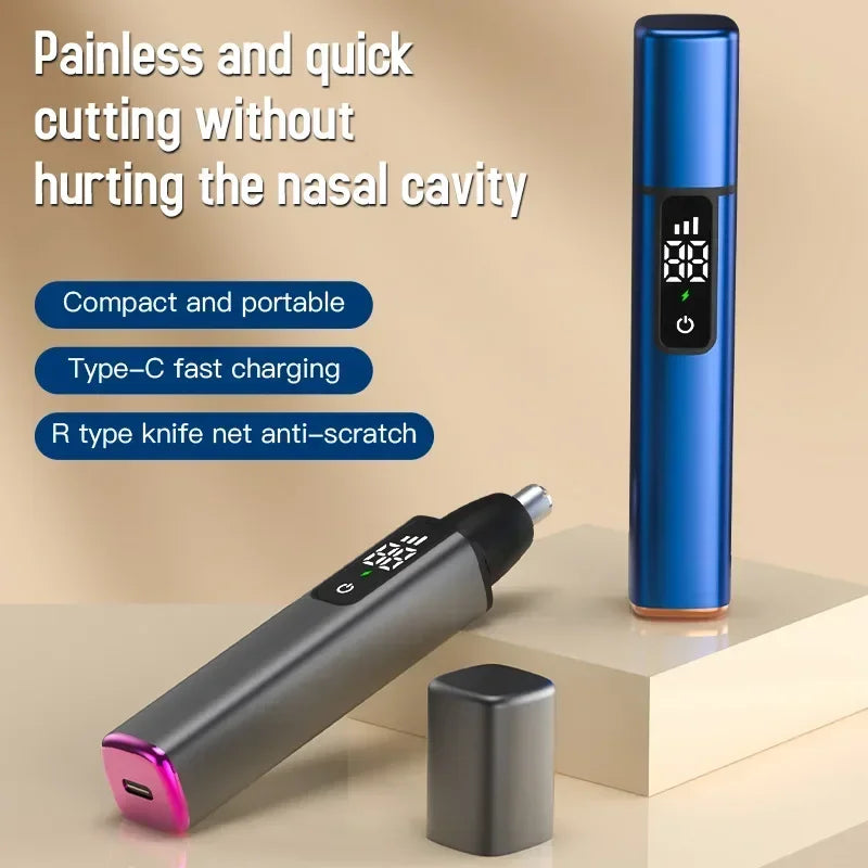 Electric Nose Hair Trimmer With Painless Grooming