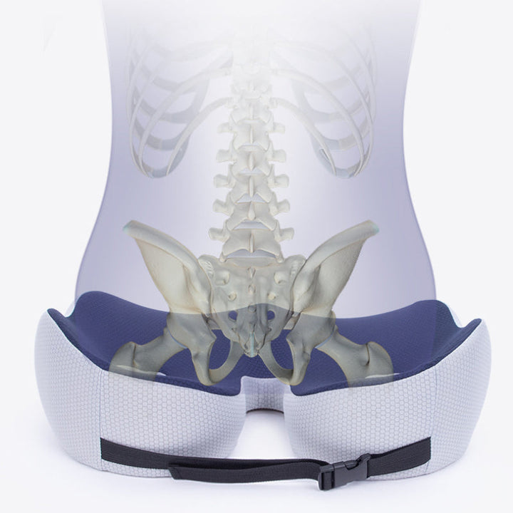 Memory Foam Hemorrhoid Cushion — Contoured Hip Relief