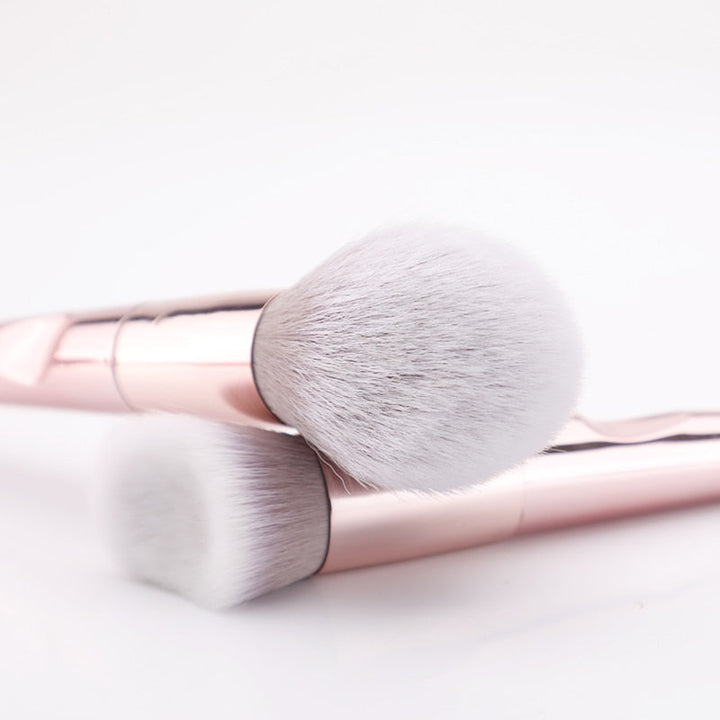 10-Piece Rose Gold Makeup Brush Set — Airbrushed Finish