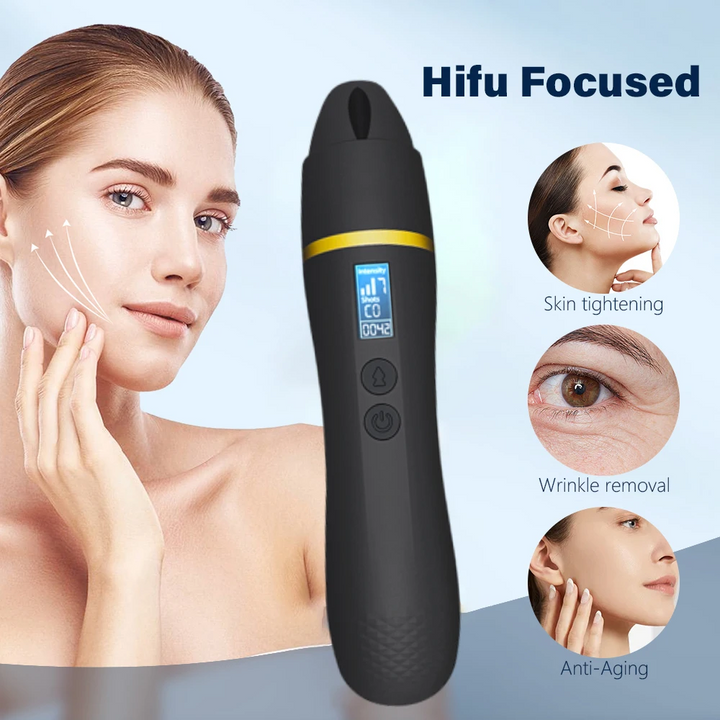 Ultrasonic HIFU Facial Device — Lift & Firm Skin