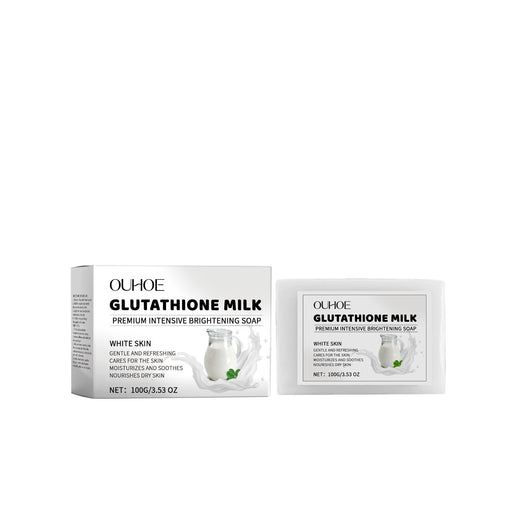 Milk Bath Soap Bar with Glutathione for Brighter Skin