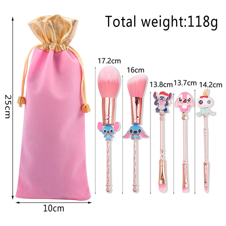 Stitch Makeup Brush Set for Soft, Easy Everyday Blending
