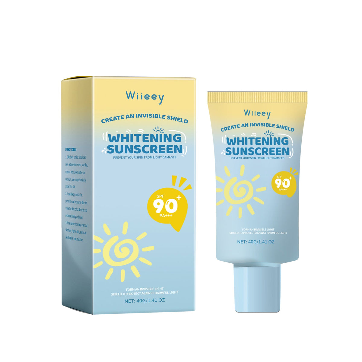SPF 90 Whitening Sunscreen - Invisible Daily Face Shield