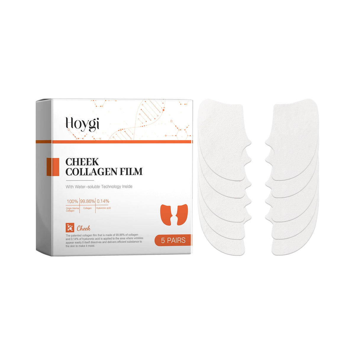 Hydrolyzed Collagen Patch for Cheek Wrinkles & Hydration