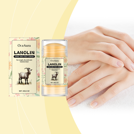 OceAura Lanolin Stick for Rough, Cracked Hands and Feet