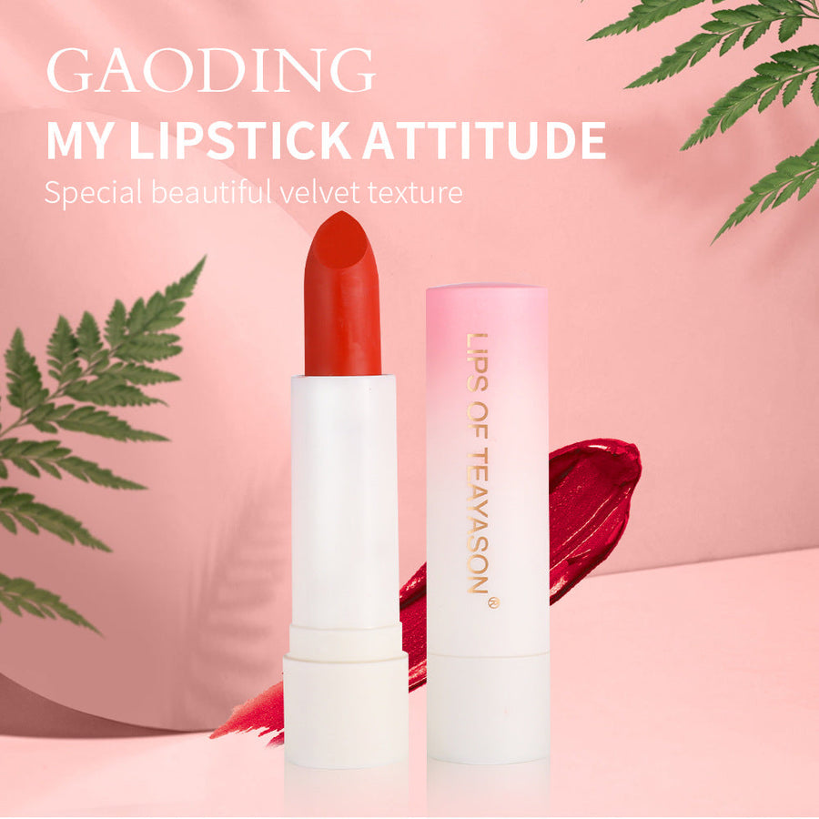 Matte Velvet Lipstick for Waterproof Retro Lip Color